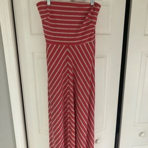 Banana Republic strapless maxi